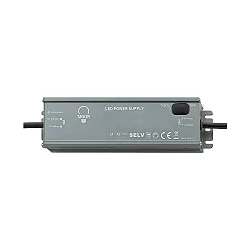 Fuente de alimentación LED POWERLINE OUTDOOR regulable, impermeable, gris