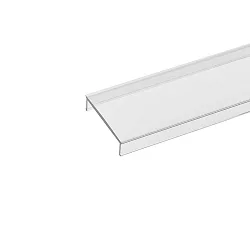 Cover for Surface profile 20, flush, length 200cm, opal