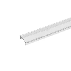 Cover for Recessed profile FLAT / Wall profile UP OR DOWN 12 / UP & DOWN 12 / Recessed profile FLAT, flush, length 100cm, opal