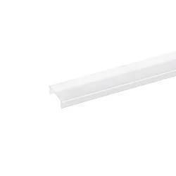 Cover for Recessed profile FLAT / Wall profile UP OR DOWN 12 / UP & DOWN 12 / Recessed profile FLAT, flush, length 100cm, opal