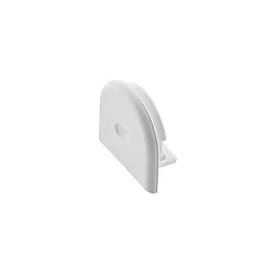 Endcap for Alu mounting track 15, round, with hole