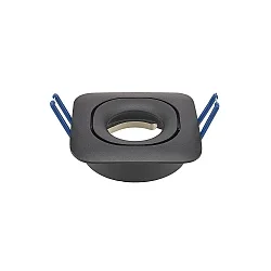 Luminaria empotrable giratorio GU5,3 IP20, negro