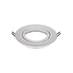 Luminaria empotrable AR111 IP20, aluminio cepillado