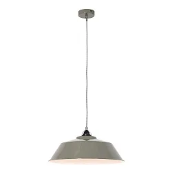 pendant luminaire NOVÉ half round E27 IP20, green dimmable