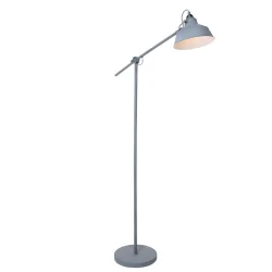 Mexlite Floor lamp NOVÉ, 1 flame, grey