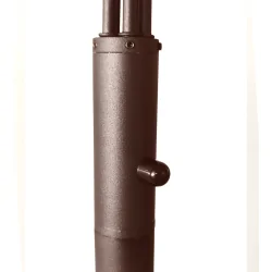 Luminaria de pedestal SYNNA de 5 llamas IP20, cacao regulable
