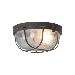 Mexlite Ceiling luminaire LISANNE, 1 flame, brown