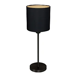 table lamp NOOR 1 flame E27 IP20, black dimmable