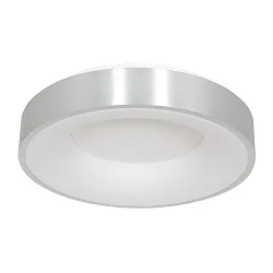 Luminaria de techo RINGLEDE - Ø 38CM redondo, medio, directo / indirecto IP20, plata cepillado regulable