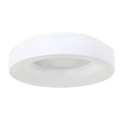 Luminaria de techo RINGLEDE - Ø 48CM grande, redondo, directo / indirecto IP20, blanco mate regulable
