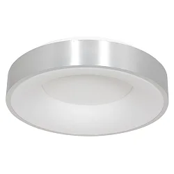 Luminaria de techo RINGLEDE - Ø 48CM grande, redondo, directo / indirecto IP20, plata cepillado regulable