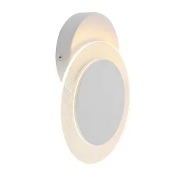 Luminaria de pared y techo LIDO redondo, ajustable, indirecta, perforado IP20, blanco mate regulable