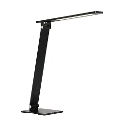 Luminaria de mesa SERENADE giratorio, CCT Switch, inclinable, con regulador táctil IP20, negro mate regulable