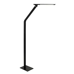 Luminaria de pedestal SERENADE CCT Switch, ajustable, con regulador táctil IP20, negro mate regulable