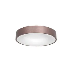 Luminaria de techo RINGLEDE - Ø 30CM pequeño, redondo, directo / indirecto IP20, negro mate regulable