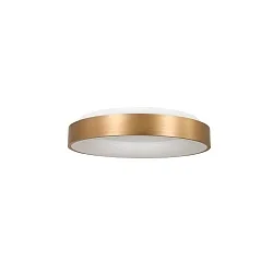Luminaria de techo RINGLEDE - Ø 30CM pequeño, redondo, directo / indirecto IP20, dorado mate regulable
