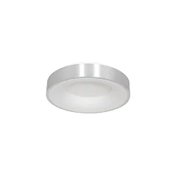 Luminaria de techo RINGLEDE - Ø 30CM pequeño, redondo, directo / indirecto IP20, plata cepillado regulable