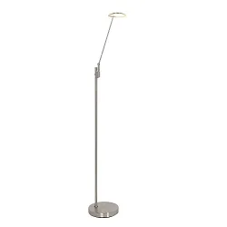 Luminaria de pedestal DAPHNE de 1 llama IP20, acero regulable