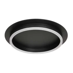 ceiling luminaire RINGLUX 1 flame IP20, black dimmable