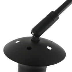 Luminaria de pared SPARKLED LIGHT de 1 llama E27 IP20, negro regulable
