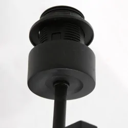 wall luminaire STANG 1 flame E27 IP20, black dimmable