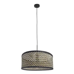 pendant luminaire SPARKLED LIGHT 1 flame E27 IP20, black dimmable