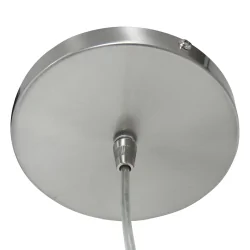pendant luminaire LUMA NOLA 1 flame E27 IP20, steel dimmable