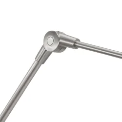 Luminaria de pared PRESTIGE CHIC de 1 llama E27 IP20, acero regulable