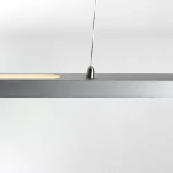 pendant luminaire BANDE 3 flames IP20, steel dimmable