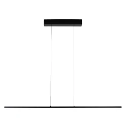 pendant luminaire BANDE 3 flames IP20, black dimmable