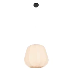 pendant luminaire SABLE 1 flame E27 IP20, creme dimmable