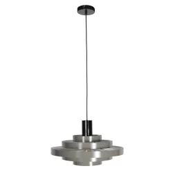 pendant luminaire HALO CIRQUE 1 flame E27 IP20, grey dimmable
