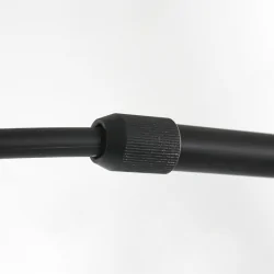 Luminaria de pared SPARKLED LIGHT de 1 llama E27 IP20, negro regulable