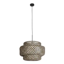 pendant luminaire NOX LIGHT 1 flame E27 IP20, black dimmable
