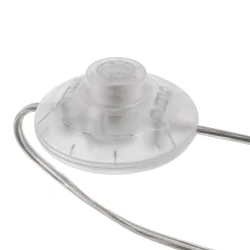Luz de arco VELA LINO de 1 llama E27 IP20, acero regulable