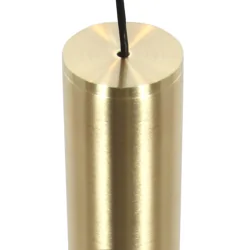 pendant luminaire ALISIO 8 flames IP20, brass dimmable