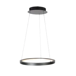pendant luminaire RINGLEDE 1 flame IP20, black dimmable