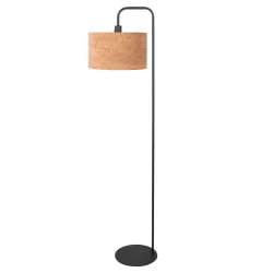 floor lamp STANG 1 flame E27 IP20, black dimmable