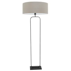 floor lamp STANG 1 flame E27 IP20, black dimmable