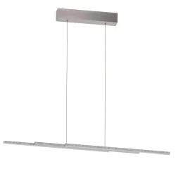 pendant luminaire BANDE 4 flames IP20, steel dimmable