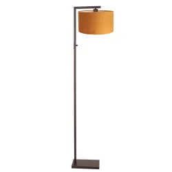 floor lamp STANG 1 flame E27 IP20, cocoa dimmable