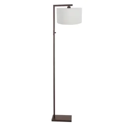 floor lamp STANG 1 flame E27 IP20, cocoa dimmable