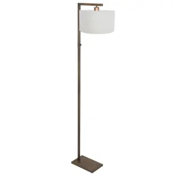 floor lamp STANG 1 flame E27 IP20, bronze dimmable
