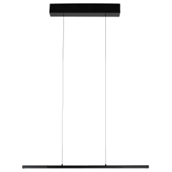 Luminaria de techo BANDE de 3 llamas IP20, negro regulable