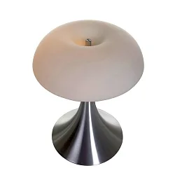 Steinhauer Table lamp ANCILLA, 1 flame, glass, steel