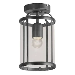 ceiling luminaire PIMPERNEL E27 IP20, black dimmable