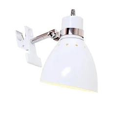 Steinhauer Spot SPRING zum Klemmen, 1 flame, metal, white