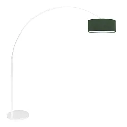 Luminaria de pedestal SPARKLED LIGHT cilíndrico, con interruptor, con pantalla, con enchufe, ajustable E27 IP20, blanco mate 
