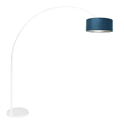 Luminaria de pedestal SPARKLED LIGHT cilíndrico, con interruptor, con pantalla, con enchufe, ajustable E27 IP20, blanco mate 