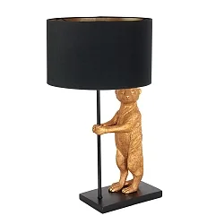 Luminaria de mesa ANIMAUX - SURICATE arriba, con interruptor, con pantalla, con enchufe E27 IP20